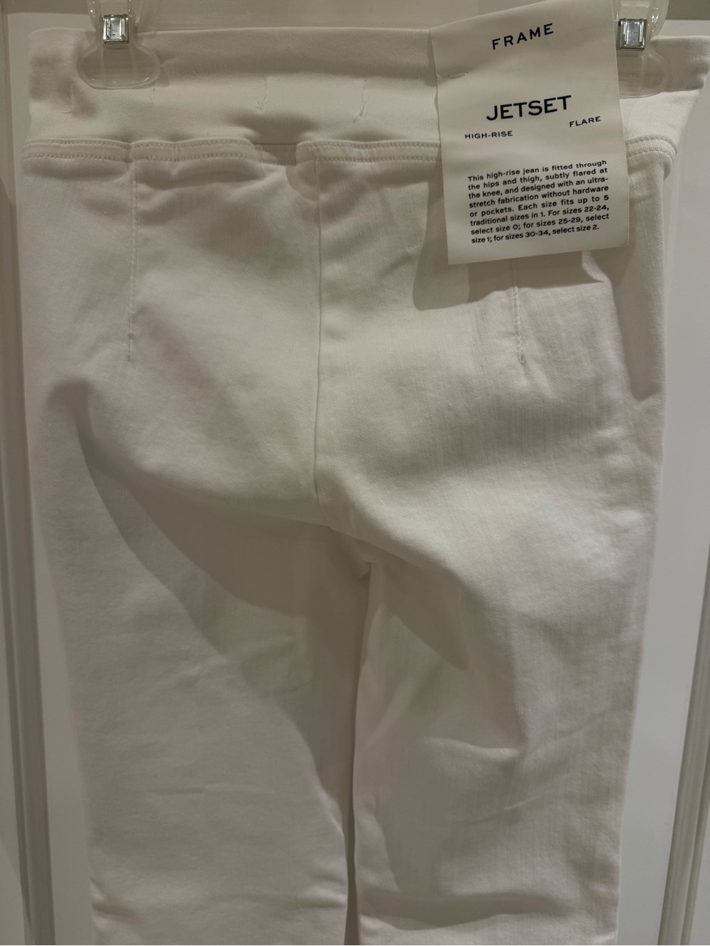 Frame Denim White Flare Jeans - Picture 4 of 6